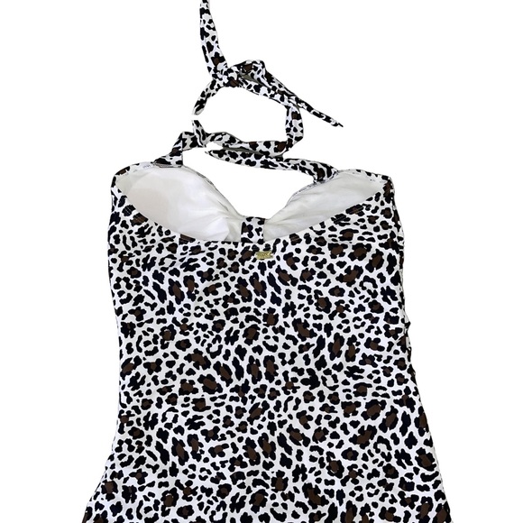 Jones New York Leopard Print tankini medium - Picture 6 of 7
